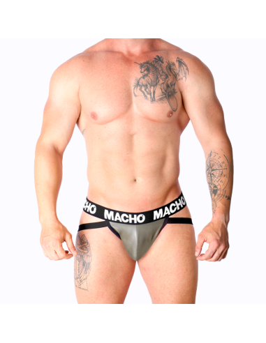 MACHO MX27GR JOCK CUERO GRIS BEIGE S