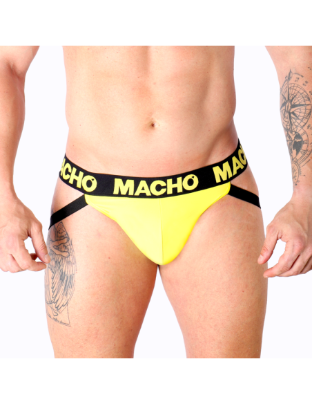 MACHO MX25A JOCK LYCRA AMARILLO S MACHO MX25A JOCK LYCRA AMARILLO S