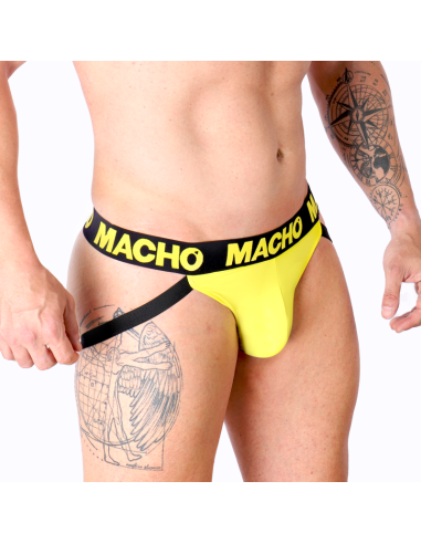 MACHO MX25A JOCK LYCRA AMARILLO S