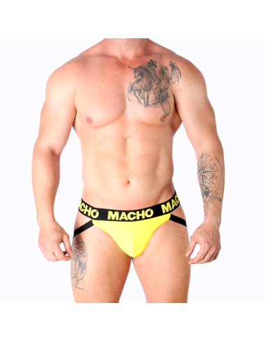 MACHO MX25A JOCK LYCRA AMARILLO S