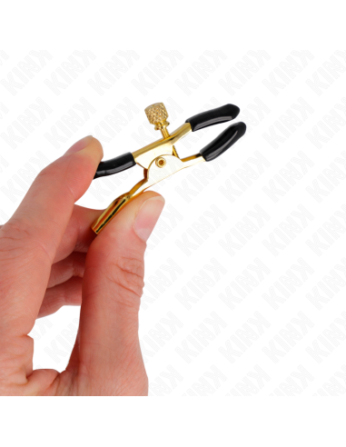 KINK PINZAS PARA PEZONES DORADO 6 CM