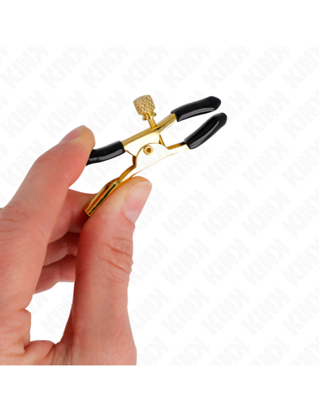 KINK PINZAS PARA PEZONES DORADO 6 CM