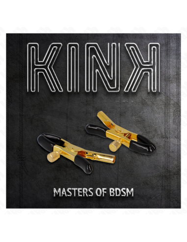 KINK PINZAS PARA PEZONES DORADO 6 CM