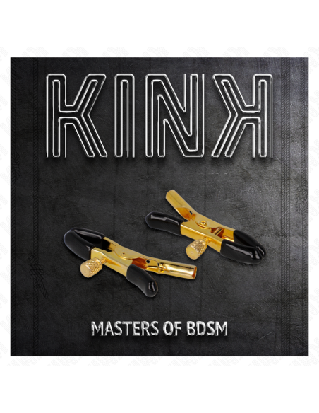KINK PINZAS PARA PEZONES DORADO 6 CM
