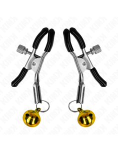 KINK PINZAS PARA PEZONES CON CAMPANILLA DORADA 6 CM 2