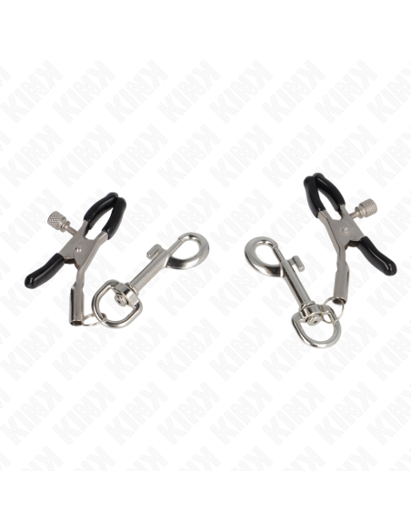 KINK PINZAS PARA PEZONES CON GANCHO 6 CM KINK PINZAS PARA PEZONES CON GANCHO 6 CM