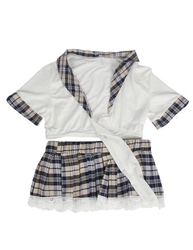 SUBBLIME DISFRAZ DE COLEGIALA SEXY TOP Y FALDA S M