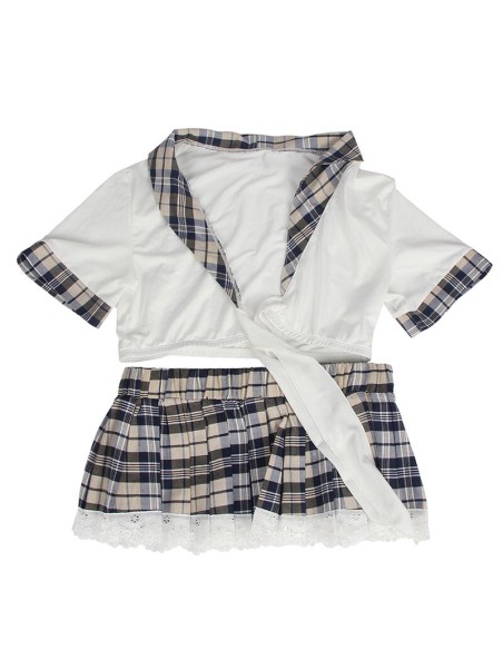 SUBBLIME DISFRAZ DE COLEGIALA SEXY TOP Y FALDA S M