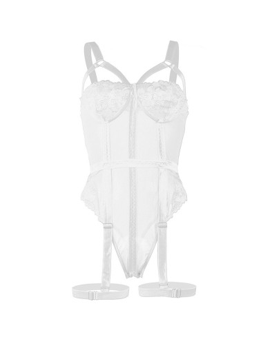 SUBBLIME TEDDY CON LIGUERO DETALLE TIRAS PECHO BLANCO S M