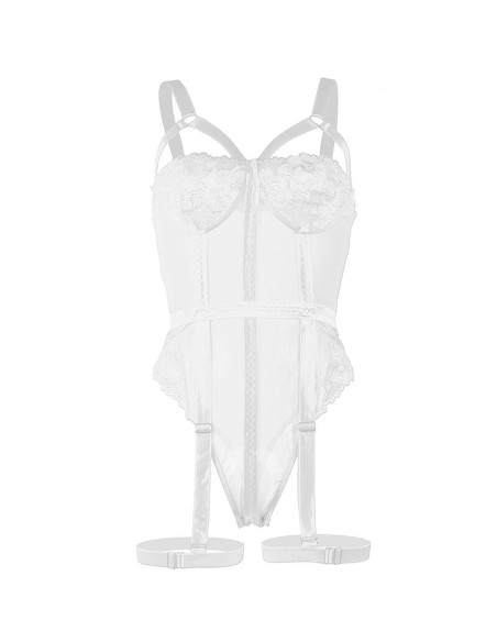 SUBBLIME TEDDY CON LIGUERO DETALLE TIRAS PECHO BLANCO S M