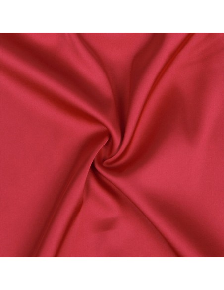 SUBBLIME BABYDOLL SATINADO CON ENCAJE ROJO S M