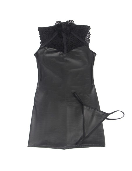 SUBBLIME VESTIDO SEXY DE CUERO S M