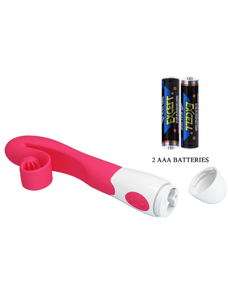 ROMANCE VIBRADOR Y ESTIMULADOR 30 VELOCIDADES ROSA