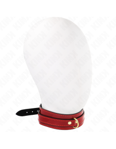 KINK COLLAR AJUSTABLE ROJO VINO DETALLES DORADOS 29 425 CM X 4 CM 2