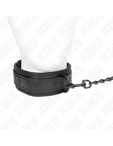 KINK COLLAR CON CORREA 78 CM BONDAGE DE NEOPRENO MODELO 2 AJUSTABLE 375 X 495 CM
