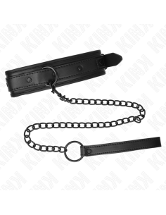 KINK COLLAR CON CORREA 78 CM BONDAGE DE NEOPRENO MODELO 2 AJUSTABLE 375 X 495 CM