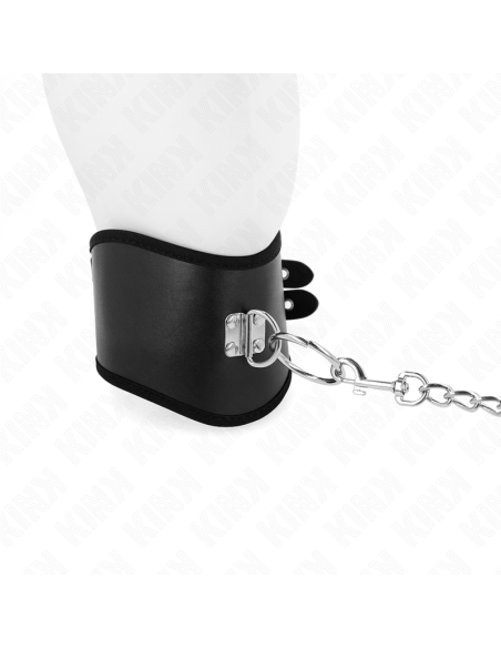 KINK COLLAR CON CORREA 65 CM ANCHO NEGRO AJUSTABLE 40 55 CM X 10 CM