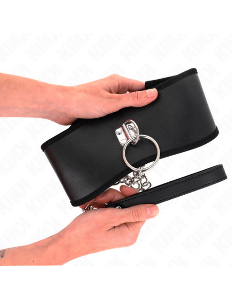 KINK COLLAR CON CORREA 65 CM ANCHO NEGRO AJUSTABLE 40 55 CM X 10 CM
