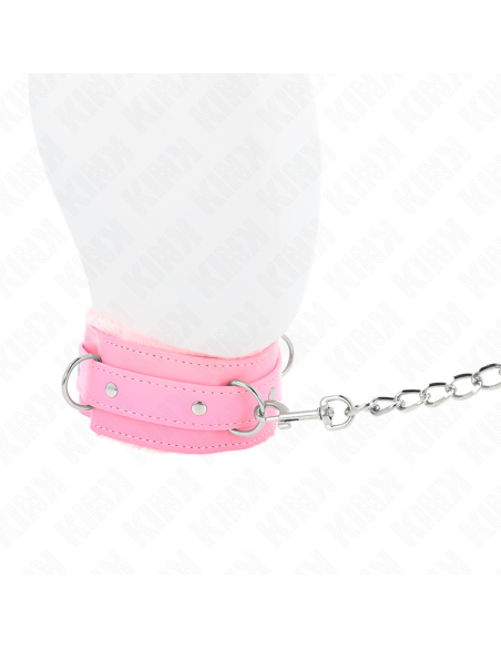 KINK COLLAR CON CORREA 65 CM CON RESTRICCIONES ROSA AJUSTABLE 36 42 CM X 55 CM
