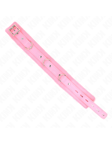 KINK COLLAR CON CORREA 65 CM CON RESTRICCIONES ROSA AJUSTABLE 36 42 CM X 55 CM