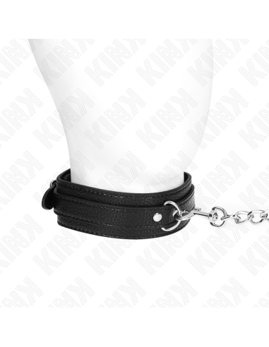 KINK COLLAR CON CORREA 65 CM PATRAN DE SERPIENTE