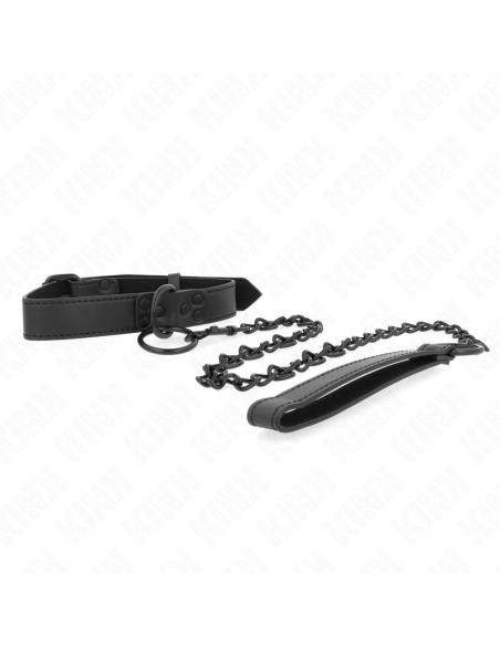 KINK COLLAR CON CORREA 65 CM OSCURO AJUSTABLE 37 54 CM X 3 CM