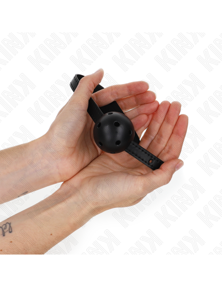 KINK MORDAZA DE BOLA 45 CM TRANSPIRABLE SIMPLICITY NEGRO 62 x 15 CM