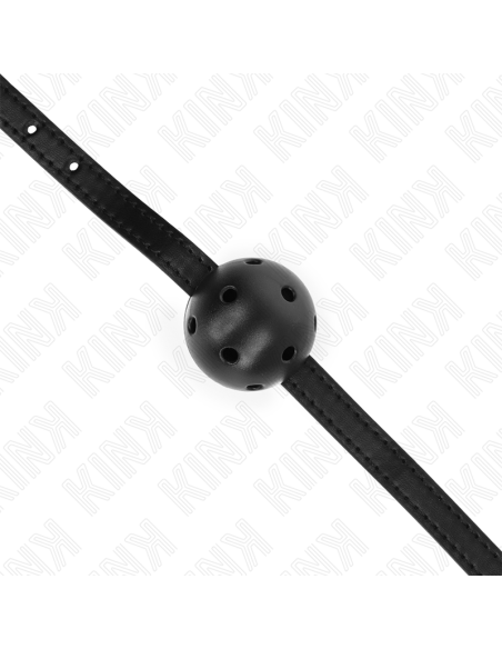 KINK MORDAZA DE BOLA 45 CM TRANSPIRABLE SIMPLICITY NEGRO 62 x 15 CM
