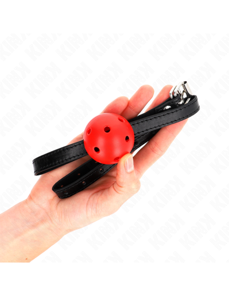 KINK MORDAZA DE BOLA 45 CM TRANSPIRABLE SIMPLICITY ROJO 62 x 15 CM