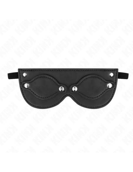 KINK MASCARA DE POLIPIEL CON CUBIERTAS PARA OJOS DESMONTABLES 22 x 9 CM