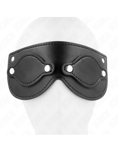 KINK MASCARA DE POLIPIEL CON CUBIERTAS PARA OJOS DESMONTABLES 22 x 9 CM