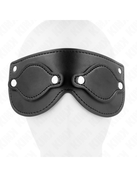 KINK MASCARA DE POLIPIEL CON CUBIERTAS PARA OJOS DESMONTABLES 22 x 9 CM