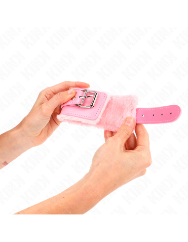KINK MUAEQUERAS FORRADAS ROSA CON CORREA ROSA AJUSTABLE 20 29 CM X 55 CM