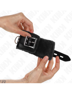 KINK MUAEQUERAS FORRADAS NEGRO CON CORREA NEGRO AJUSTABLE 20 29 CM X 55 CM 2