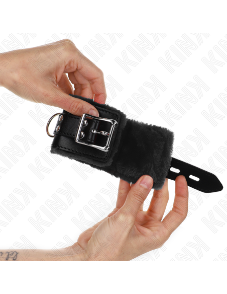 KINK MUAEQUERAS FORRADAS NEGRO CON CORREA NEGRO AJUSTABLE 20 29 CM X 55 CM