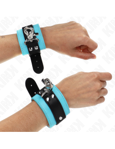 KINK MUAEQUERAS CON CIERRE PREMIUM NEGRO AZUL AJUSTABLE 21 28 CM X 55 CM
