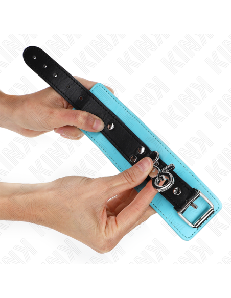 KINK MUAEQUERAS CON CIERRE PREMIUM NEGRO AZUL AJUSTABLE 21 28 CM X 55 CM