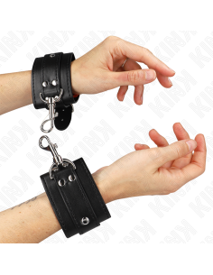KINK MUAEQUERAS ESTILO MAZMORRA CON CERRADURA NEGRO AJUSTABLE 21 28 CM X 55 CM