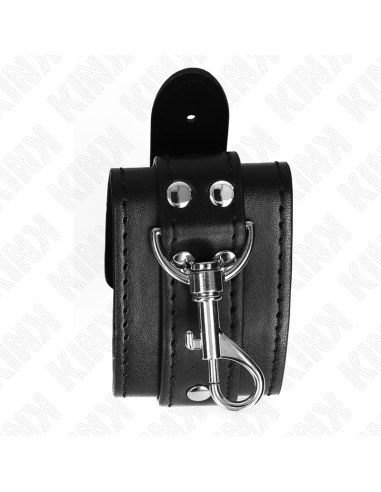 KINK MUAEQUERAS ESTILO MAZMORRA CON CERRADURA NEGRO AJUSTABLE 21 28 CM X 55 CM