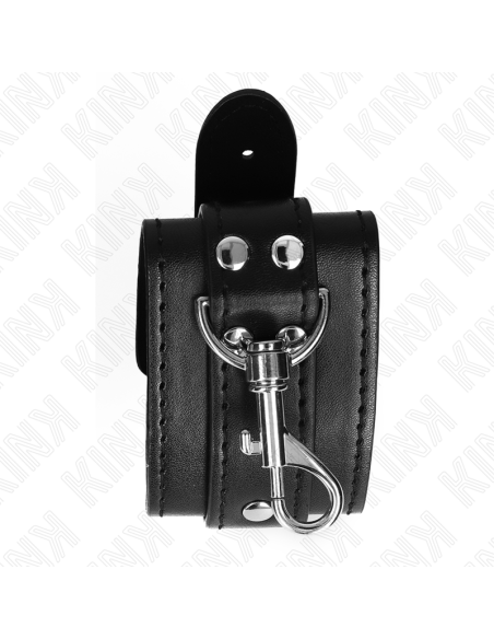 KINK MUAEQUERAS ESTILO MAZMORRA CON CERRADURA NEGRO AJUSTABLE 21 28 CM X 55 CM