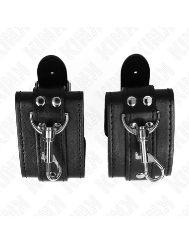 KINK MUAEQUERAS ESTILO MAZMORRA CON CERRADURA NEGRO AJUSTABLE 21 28 CM X 55 CM