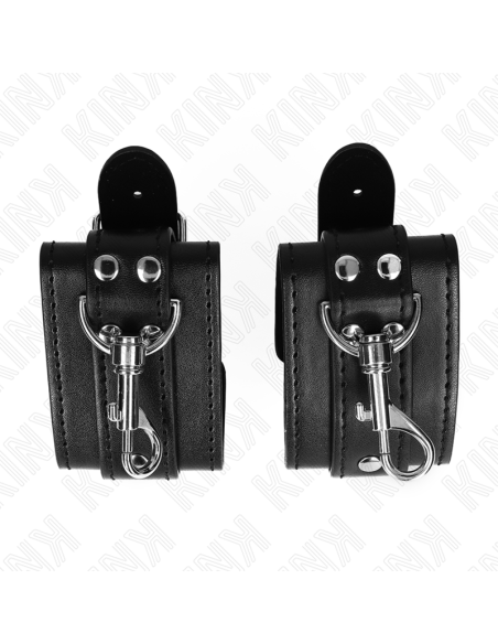 KINK MUAEQUERAS ESTILO MAZMORRA CON CERRADURA NEGRO AJUSTABLE 21 28 CM X 55 CM