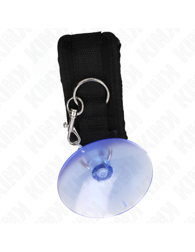 KINK MUAEQUERAS CON VENTOSA NEGRO AJUSTABLE 29 40 CM X 5 CM