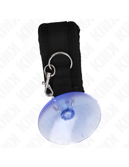 KINK MUAEQUERAS CON VENTOSA NEGRO AJUSTABLE 29 40 CM X 5 CM