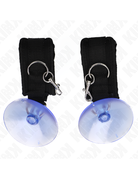 KINK MUAEQUERAS CON VENTOSA NEGRO AJUSTABLE 29 40 CM X 5 CM