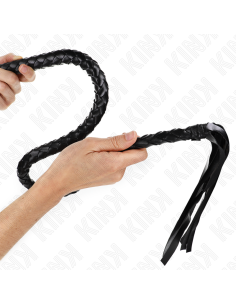 KINK LATIGO DE SERPIENTE CON ANILLO DE MANO NEGRO 65 CM 2