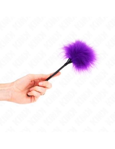 KINK PLUMAS PARA COSQUILLAS MORADO USADO PARA EL KIT BONDAGE 27 CM