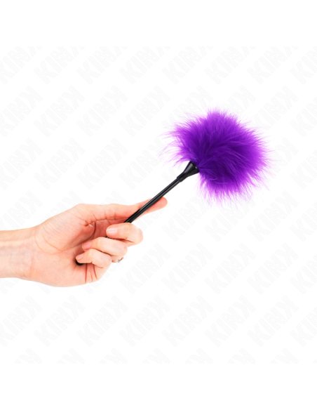 KINK PLUMAS PARA COSQUILLAS MORADO USADO PARA EL KIT BONDAGE 27 CM