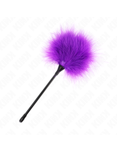KINK PLUMAS PARA COSQUILLAS MORADO USADO PARA EL KIT BONDAGE 27 CM