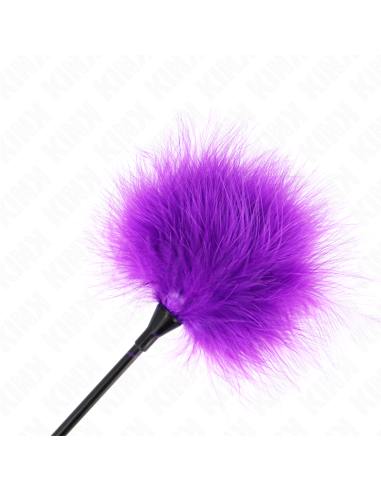 KINK PLUMAS PARA COSQUILLAS MORADO USADO PARA EL KIT BONDAGE 27 CM